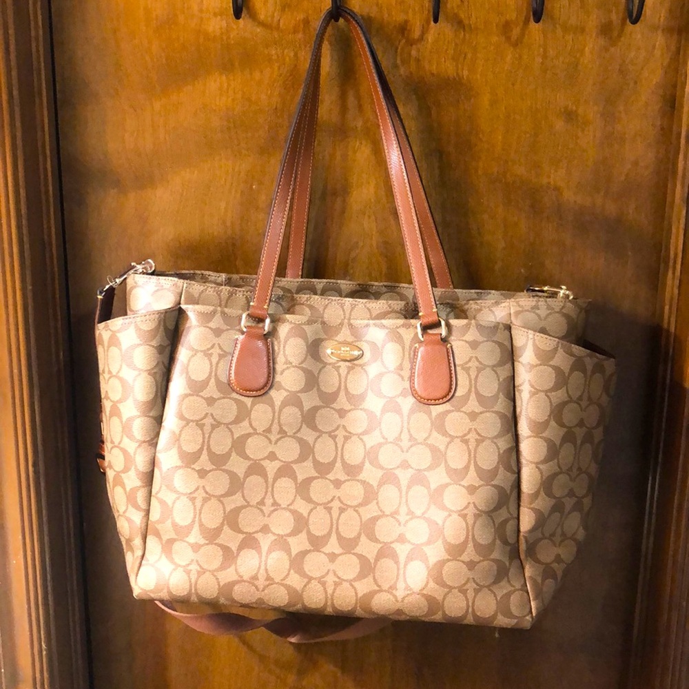 EUC Coach diaper bag
